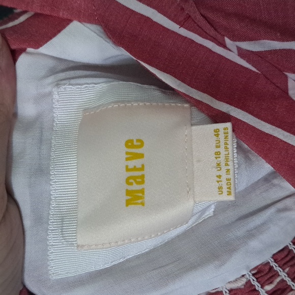 Anthropologie Mauve Hudson Midi Dress Size 14 - Picture 3 of 4